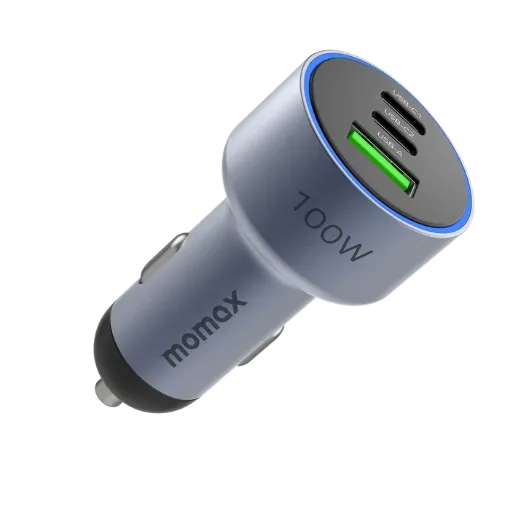 صورة MOMAX MOVE 100W Triple Port Car Charger