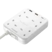 صورة MOMAX ONEPLUG 4 OUTLET POWER STRIP WITH USB - WHITE