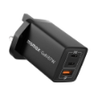 صورة MOMAX ONEPLUG 67W 3 PORT GAN WALL CHARGER - BLACK