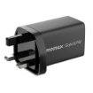 صورة MOMAX ONEPLUG 67W 3 PORT GAN WALL CHARGER - BLACK