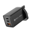 صورة MOMAX ONEPLUG 67W 3 PORT GAN WALL CHARGER - BLACK