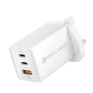 صورة MOMAX ONEPLUG 67W 3 PORT GAN WALL CHARGER - WHITE