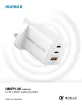 صورة MOMAX ONEPLUG 67W 3 PORT GAN WALL CHARGER - WHITE