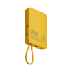 صورة MOMAX 1-POWER X 10000mAh Power Bank with Built-in USB-C Cable (Yellow)