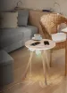 صورة  طاولة Momax Cymbal الذكية للمعيشة – إضاءة LED، شحن MagSafe وصوت لاسلكي 