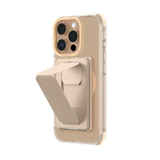 صورة غطاء AT OMNI MagSafe المقاوم للصدمات مع حامل لهاتف iPhone 16 Pro بحجم 63