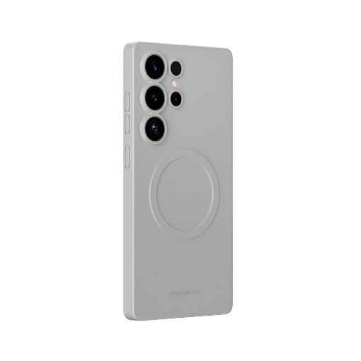 صورة غطاء AMAZINGTHING Minimal Mag Air لهاتف S25 Ultra باللون الرمادي التيتانيوم