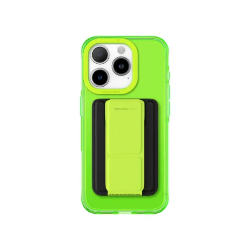 صورة غطاء AT TITAN PRO MAG WALLET المقاوم للصدمات لهاتف iPhone 15 Pro بحجم 61 لعام 2023 – أخضر