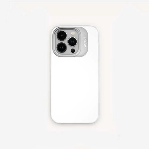 صورة                                                                                               MOFT القوي مع دعم MagSafe لهاتف iPhone 14 Pro Max – غطاء  أبيض