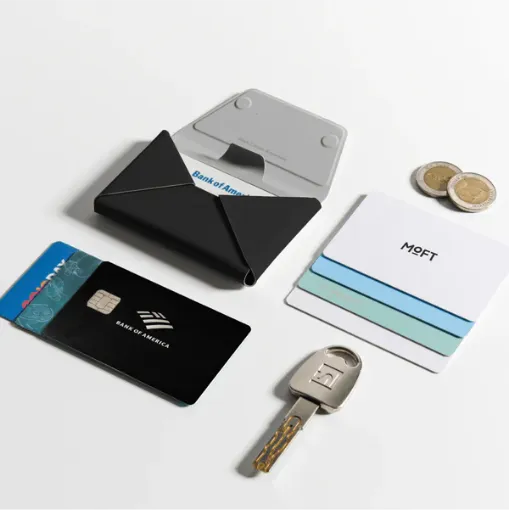 صورة محفظة السفر Moft Agile – لون أسود فاحم