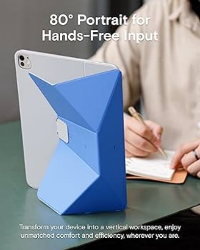 صورة غطاء MOFT Dynamic Folio لجهاز iPad Pro 13" (M4) – لون Soothing Mist / Misty Cove